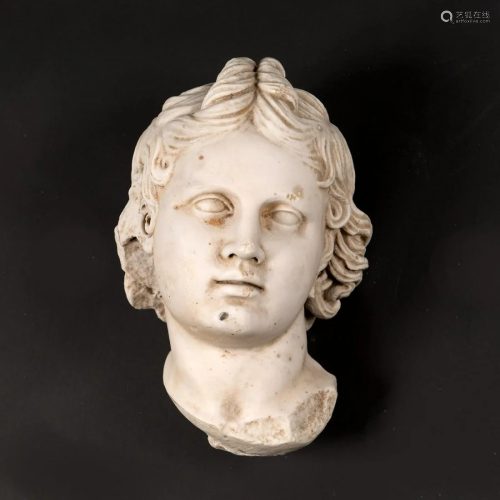 Head of a youth in ancient manner