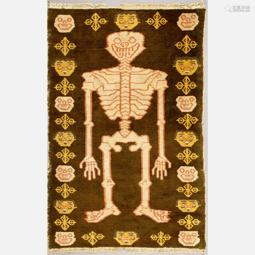 Tibet skeleton carpet