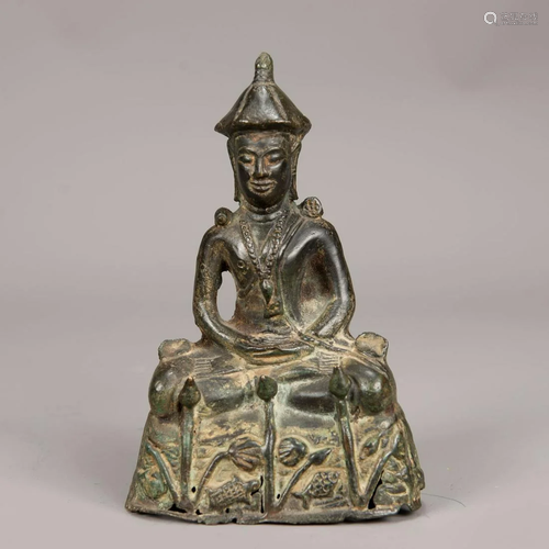 Indo-Chinese bronze sculpture