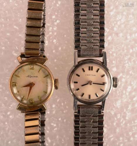 Lot de 2 montres vintage dames