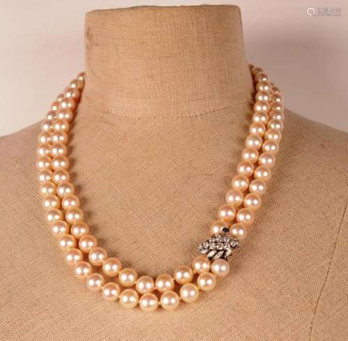 Collier de perles de culture Akoya