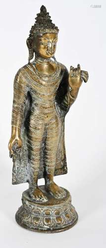 Bouddha en bronze debout