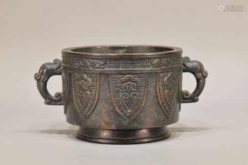 Chinese Bronze Incense Burner