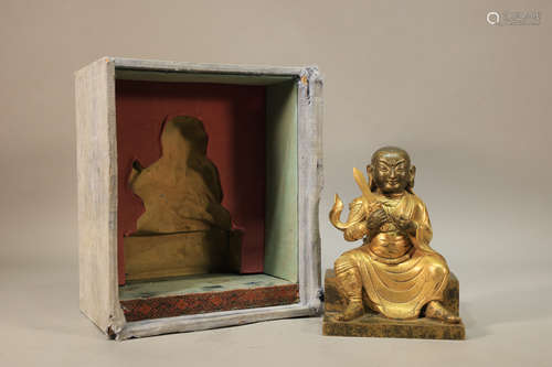 Gilt Bronze Buddha Figure