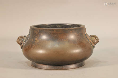 Chinese Bronze Incense Burner