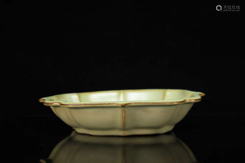 Grey Glazed Porcelain Bowl