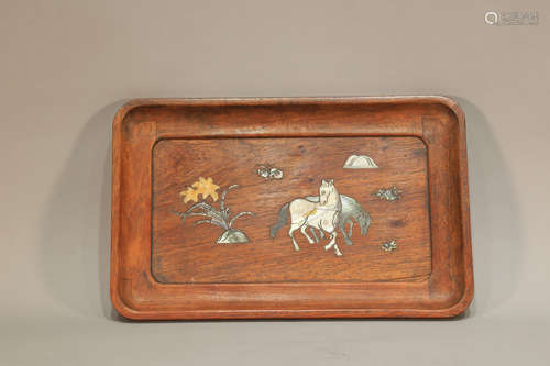 Huanghuali Wood Tray