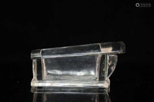 Crystal Coffin Ornament