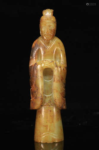 Jade Man Figure Statue