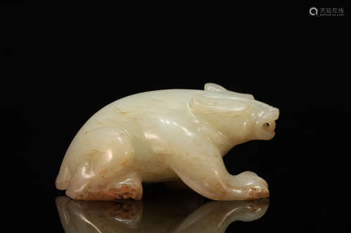 Jade Bear Ornament