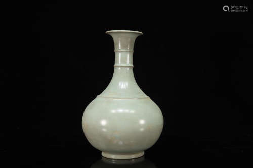 Grey Glazed Porcelain Vase