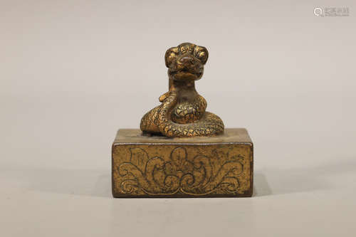 Bronze Snake Seal