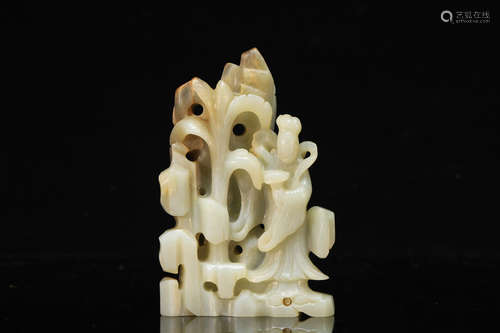 Jade Guanyin Figure Ornament