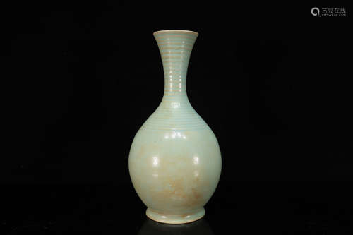 Grey Glazed Porcelain Vase