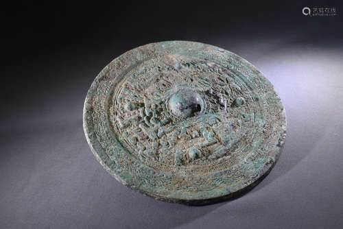 A Chinese Bronze Mirror