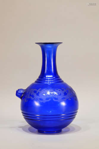 Blue Glass Vase