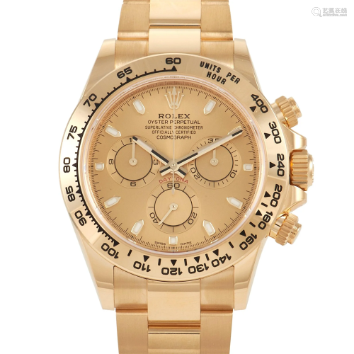 Rolex Cosmograph Daytona 40mm 18K Watch Ref. 116508