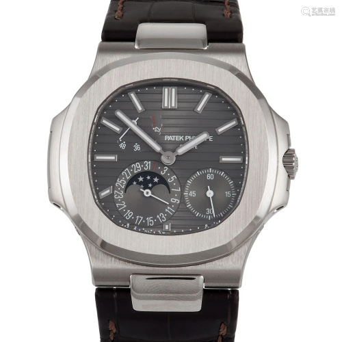 Patek Philippe Nautilus Moon Phase 43mm 18K Watch