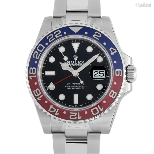 Rolex "Pepsi" GMT Master II 40mm Watch New in Box