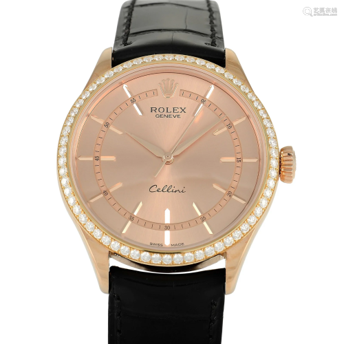 Rolex Cellini Time 39mm 18K Watch Ref. 50705RBR