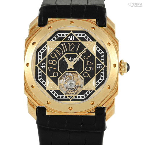 Gerald Genta Octo Tourbillon Sunray 43mm 18K Watch