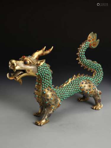 Bronze inlay in Qing Dynasty