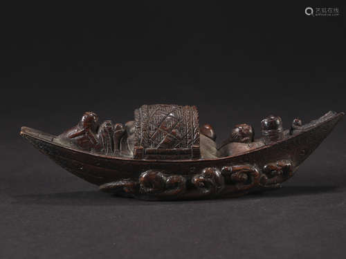 Aloe boat ornaments in Qing Dynasty