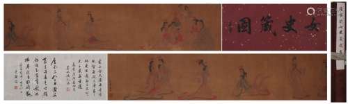 Ming and Tang Yin characters scroll