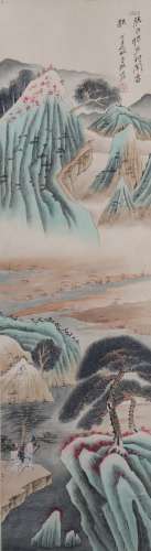 Zhang Daqian's landscape in modern times