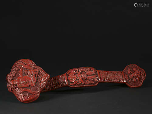 Qing Dynasty red Ruyi ornaments