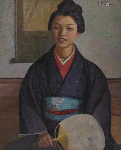 LILLA CABOT PERRY, (American, 1848-1933), Japanese Girl