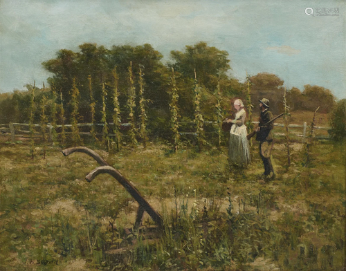 JAMES BRADE SWORD, (American, 1839-1915), In the Field