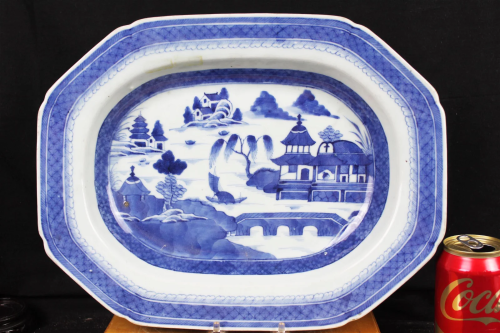 Antique Chinese Blue&White porcelain Plate