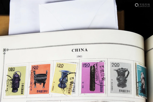 Antique Chinese Stamps 1960s