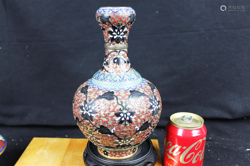 Antique Chinese Cloisonne Vase