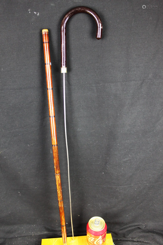 Antique Crutch w/sword