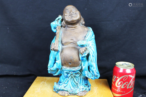 Antique Chinese Buddha Porcelain Figure