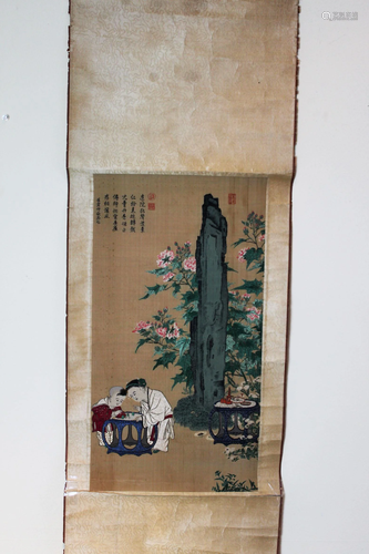 Antique Chinese Scroll Painting