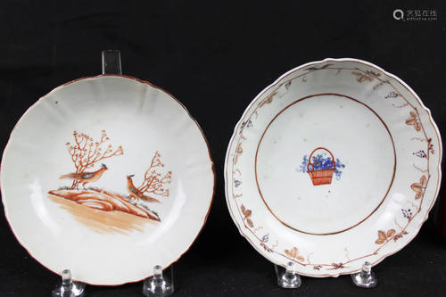 Antique Chinese Porcelain Plates 1900s or earlier