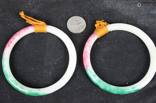 A Pair Antique Chinese Bracelets