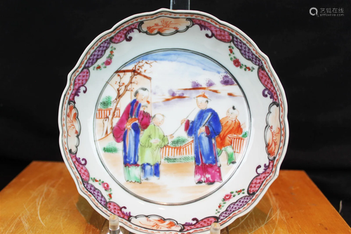 Antique Chinese Porcelain Plate-1700-1900