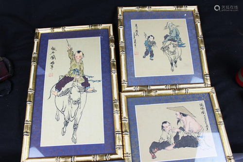 Three Chinese Paintings