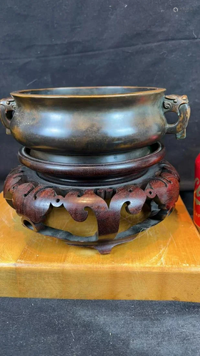 Antique Chinese Bronze Burner