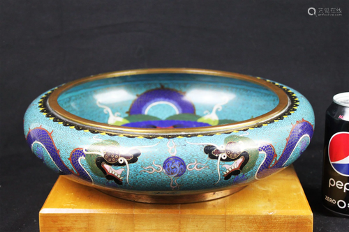 Antique Chinese Cloisonne Planter