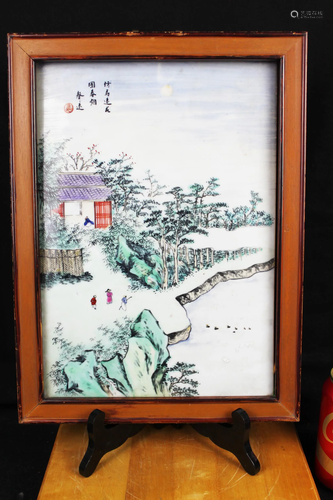 Antique Chinese Porcelain Painting