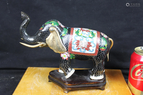 Chinese Cloisonne Elephant figure