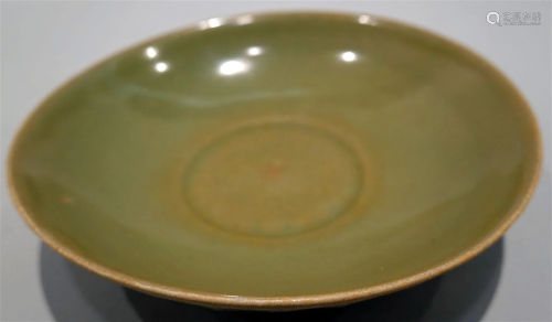 A LongQuan ware bean-celadon bowl. Song Dynasty.