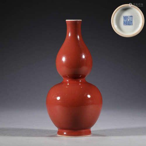 Qing Dynasty, langhong gourd bottle