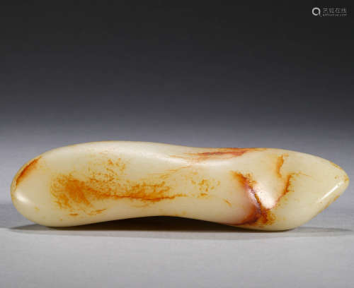 In the Qing Dynasty, Hetian jade seed raw stone