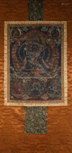 Thangka, Qing Dynasty